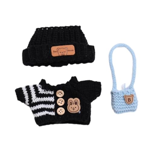 3 Stück Puppenpullover Und Huttasche, Handgefertigte Kleidungsaccessoires, Miniatur Kleidungs Outfits für 15–17 cm Große Puppen 3 Stück Puppenpullover Und Huttasche, Handgefertigte Kleidungsaccessoires, Miniatur Kleidungs Outfits für 15–17 cm Große Puppen von Generic