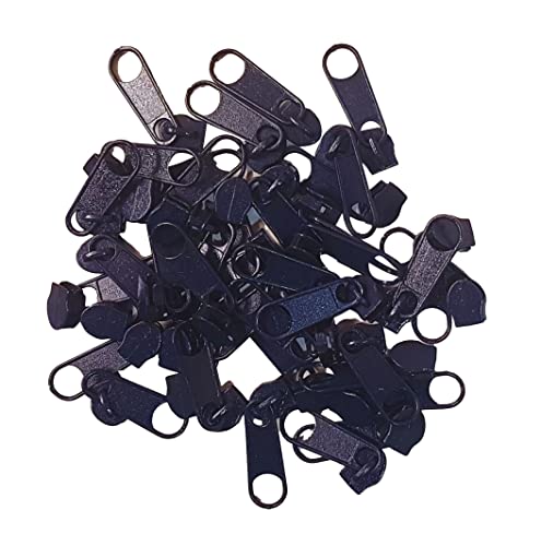 3 mm Zipper für Reißverschluss endlos in 35 Farben Dunkelblau 10 Stück von Generic