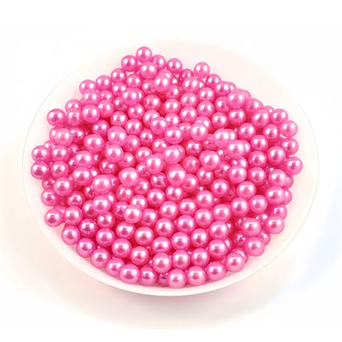 30–300 Stück runde Acryl-Abstandshalter ohne Loch, für DIY-Schmuckherstellung, 6 mm x 100 Stück von Generic