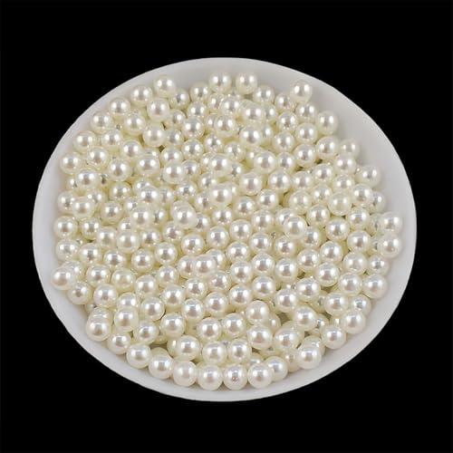 30–300 Stück runde Acryl-Abstandshalter ohne Loch, für DIY-Schmuckherstellung, 8 mm x 100 Stück von Generic