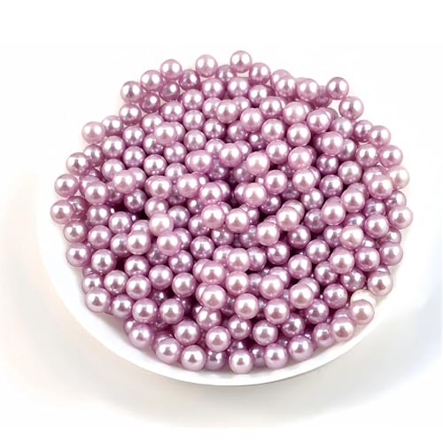 30–300 Stück runde Acryl-Abstandshalter ohne Loch, für DIY-Schmuckherstellung, Hellviolett, 12 mm x 30 Stück von Generic