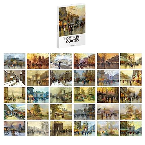 30 Stück 1 Set Edward Leon Cortes gemaltes Ölgemälde Postkarten Vintage Europäische Klassische Nachrichtenkarten Blanko-Grußkarten Dekoration Karten 30 Stück 1 Set Edward Leon Cortes gemaltes Ölgemälde Postkarten Vintage Europäische Klassische Nachrichtenkarten Blanko-Grußkarten Dekoration Karten von Generic