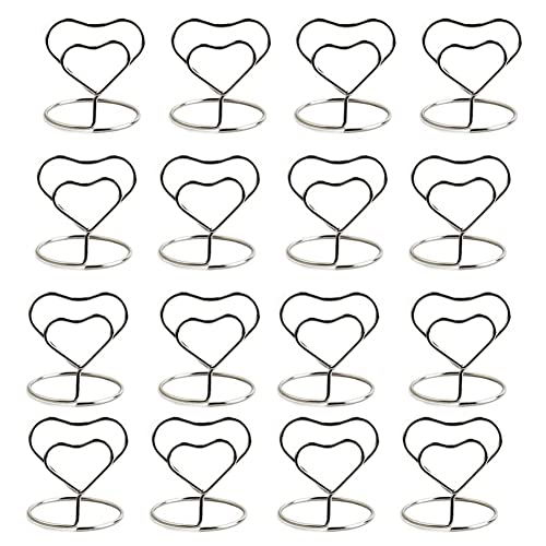 30 Stücke Herz Fotohalter Platzkartenhalter, Herz Kartenhalter, Memo Clip, Tischkartenhalter Fotohalter, zum Platzieren von Karten in Hochzeiten, Partys, Büros und Restaurants 30 Stücke Herz Fotohalter Platzkartenhalter, Herz Kartenhalter, Memo Clip, Tischkartenhalter Fotohalter, zum Platzieren von Karten in Hochzeiten, Partys, Büros und Restaurants von TTBDDM