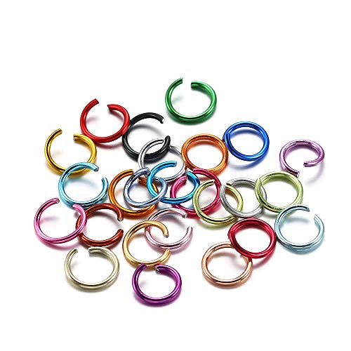 300 Teile/Beutel 6 8 10 mm Bunte offene Biegeringe Split-Biegering-Verbindungsstück für DIY-Schmuckherstellung Zubehörzubehör Langlebig und attraktiv 300 Teile/Beutel 6 8 10 mm Bunte offene Biegeringe Split-Biegering-Verbindungsstück für DIY-Schmuckherstellung Zubehörzubehör Langlebig und attraktiv von Generic