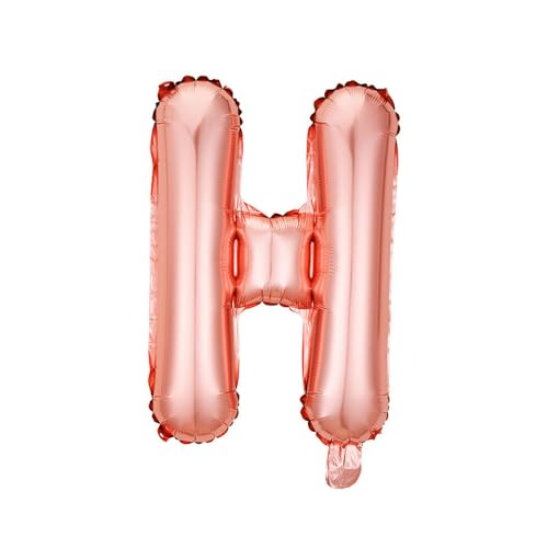 32 Zoll Buchstaben Geburtstagsfeier Dekoration Aluminium Film Ballon-Roségold-H 32 Zoll Buchstaben Geburtstagsfeier Dekoration Aluminium Film Ballon-Roségold-H von Generic