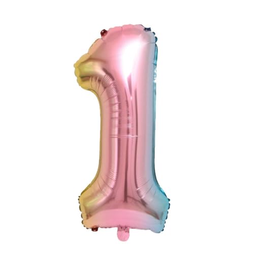 32 Zoll Digital Aluminium Film Ballon Medium Ballon Dekoration-Gradient Farbe Nummer 1 32 Zoll Digital Aluminium Film Ballon Medium Ballon Dekoration-Gradient Farbe Nummer 1 von Generic