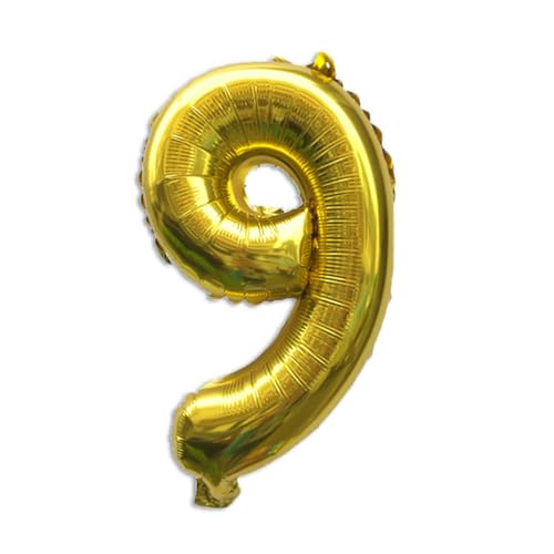 32 Zoll Digital Aluminium Film Ballon Medium Ballon Dekoration-goldene Zahl 9 32 Zoll Digital Aluminium Film Ballon Medium Ballon Dekoration-goldene Zahl 9 von Generic