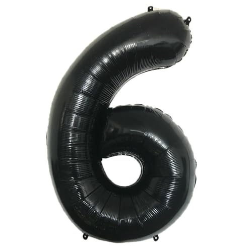 32 Zoll Digital Aluminium Film Ballon Medium Ballon Dekoration-schwarz 6 32 Zoll Digital Aluminium Film Ballon Medium Ballon Dekoration-schwarz 6 von Generic