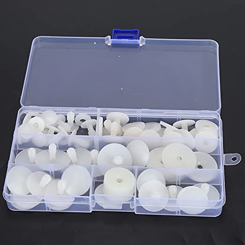 35 Sets DIY, Puppengelenke, Bastelspielzeugzubehör, Bewegliche Weiße Kunststoff-Knochengelenke für die Bärenherstellung 35 Sets DIY, Puppengelenke, Bastelspielzeugzubehör, Bewegliche Weiße Kunststoff-Knochengelenke für die Bärenherstellung von Generic