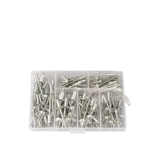 380/120/pcs Heavy Duty Manuelle Niet Pistole Set Blind Niet Zangen Gun Mutter Auto Werkzeuge(120pcs) von Generic