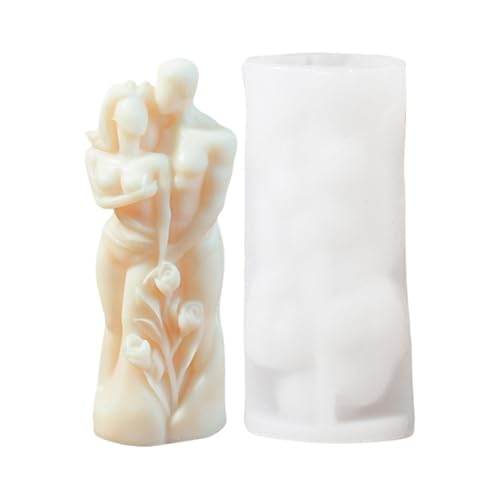3D Epoxidharz Formen Epoxidharz Gießformen Epoxidharz Handseife Epoxidharz Form Paar Paar Kerze Silikonform für Kerzenherstellung Aromatherapie Kerzen Seife von Generic