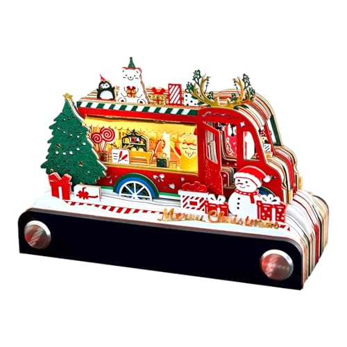 3D Kalender 2026 Abreißen, DIY Notizblock Tischkalender, Weihnachtliche Papierskulpturen Wochenkalender, Weihnachten Deko, Desktop Ornament, Tischdekoration, Tischdeko (A) von Generic
