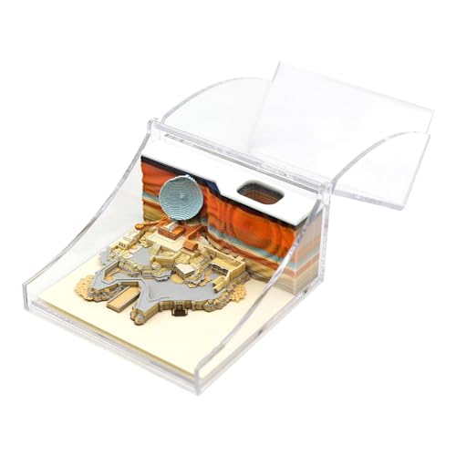 3D-Memo-Notizblöcke,Niedliche Haftnotizblock-Komfortaufkleber, Papierschnitzkunst | Kreatives 3D-Haftnotizbuch, niedlicher Haftnotizblock für Zuhause von Generic