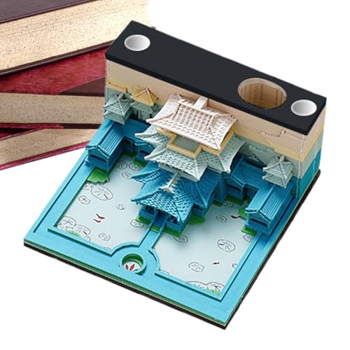 3D -Papier -Schnitznotizen | 3D Memo Art Pad | Funktionalpapierkunst, Gravurplaner Mehrzweck-Vintage-Muster Notizbilder für Büros Weihnachten Osterklassenzimmer Desktop 3D -Papier -Schnitznotizen | 3D Memo Art Pad | Funktionalpapierkunst, Gravurplaner Mehrzweck-Vintage-Muster Notizbilder für Büros Weihnachten Osterklassenzimmer Desktop von Generic