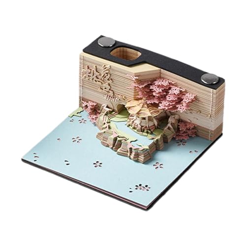 3d -papier -schnitznotizen - Pad, 3d -memo -kunstpad | Mehrzweck-vintage-muster Planer Blocks Für Weihnachten Osterklassen-desktop-büros D Adhäsive Notizen 3d Memo Pads D Klebernotizen 3D Memo Pads Ka von Generic