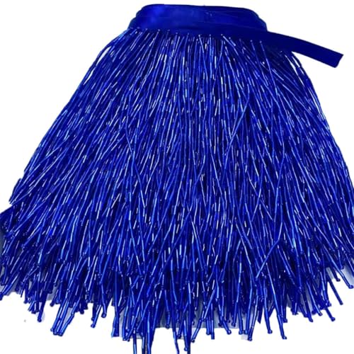 4,5 m Nähperle, Quaste, Gold, schwer, handgefertigt, Fransenzubehör, Basteln, Vorhänge, Partykleid, Borte, Blau, 15 cm 4,5 m Nähperle, Quaste, Gold, schwer, handgefertigt, Fransenzubehör, Basteln, Vorhänge, Partykleid, Borte, Blau, 15 cm von Generic