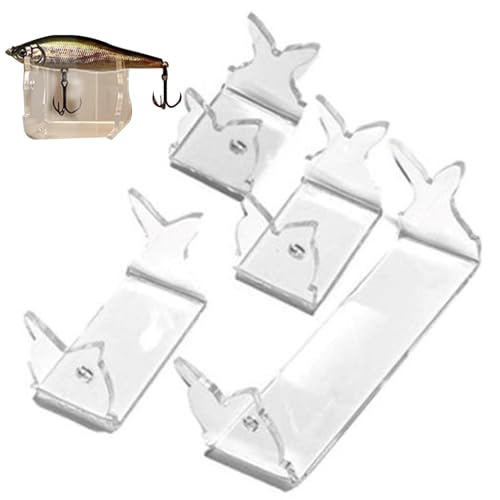 4 Stück Köder-Köder-Display- – Angelköder-Staffeleien, transparenter Acryl-Angelköder-Display-Ständer, , dekoratives Angelköder-Set, Zubehör, Aufbewahrungsdekoration für Köder, Köder-Display 4 Stück Köder-Köder-Display- – Angelköder-Staffeleien, transparenter Acryl-Angelköder-Display-Ständer, , dekoratives Angelköder-Set, Zubehör, Aufbewahrungsdekoration für Köder, Köder-Display von Generic