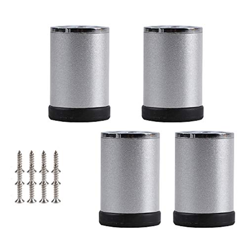 4 Stück verstellbare Möbelbeine aus Metall, Sofabeine aus Aluminiumlegierung, verdickte Tischbeine aus Metall, runde Möbelschrankfüße, Badezimmerschrankfüße, Fernsehschrankfüße, mit Schraube 4 Stück verstellbare Möbelbeine aus Metall, Sofabeine aus Aluminiumlegierung, verdickte Tischbeine aus Metall, runde Möbelschrankfüße, Badezimmerschrankfüße, Fernsehschrankfüße, mit Schraube von Generic