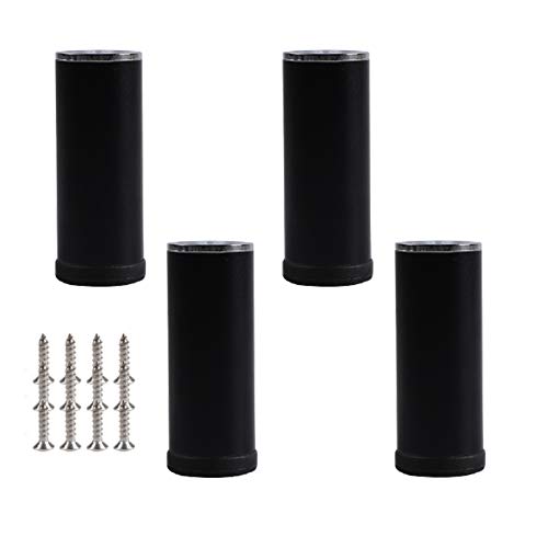 4 Stück verstellbare Möbelbeine aus Metall, Sofabeine aus Aluminiumlegierung, verdickte Tischbeine aus Metall, runde Möbelschrankfüße, Badezimmerschrankfüße, Fernsehschrankfüße, mit Schraube von Generic
