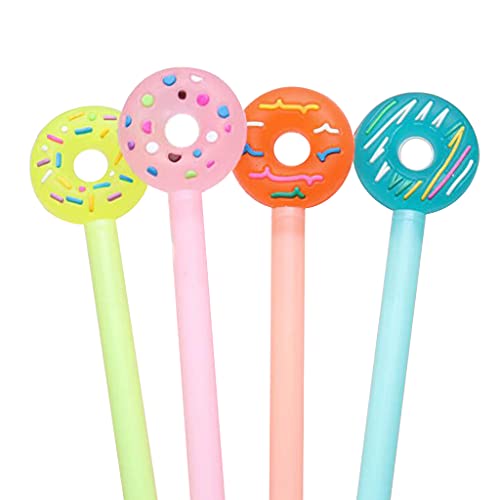 4 Stücke Neuheit Stifte Donut Gel Kugelschreiber Büro Schule Schreibwaren für Studenten Zufällige Farbe Kreative und Nützliche Praktisch und geschickt 4 Stücke Neuheit Stifte Donut Gel Kugelschreiber Büro Schule Schreibwaren für Studenten Zufällige Farbe Kreative und Nützliche Praktisch und geschickt von Generic