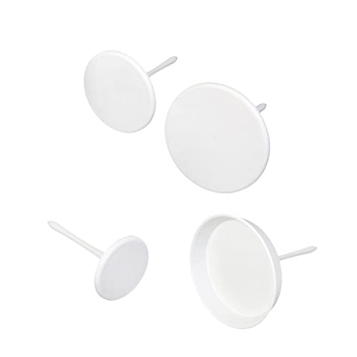4 x Blumennägel und Tabletts für Kuchendekoration, weiße Farbe, Kunststoffmaterial 4 x Blumennägel und Tabletts für Kuchendekoration, weiße Farbe, Kunststoffmaterial von Generic