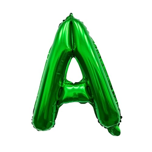 40 cm grün Folienballon Buchstabe A zur Heliumbefüllung 40 cm grün Folienballon Buchstabe A zur Heliumbefüllung von Generic