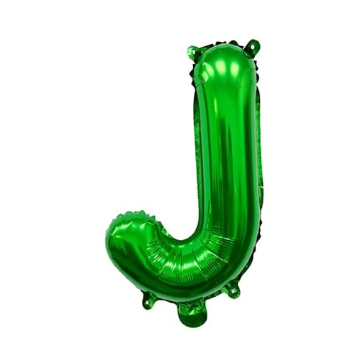 40 cm grün Folienballon Buchstabe J zur Heliumbefüllung 40 cm grün Folienballon Buchstabe J zur Heliumbefüllung von Generic
