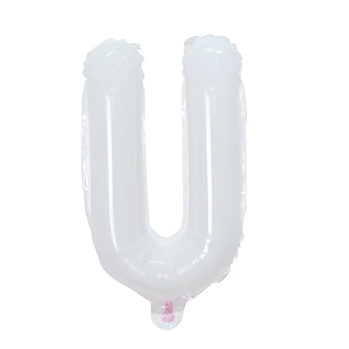 40 cm weiß Folienballon Buchstabe U zur Heliumbefüllung 40 cm weiß Folienballon Buchstabe U zur Heliumbefüllung von Generic