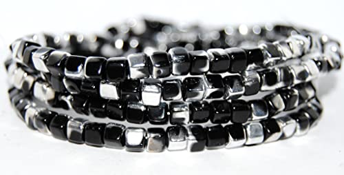 400 stk Mit Würfel gepresste Glasperlen Black Crystal Silver Half Coating Böhmische Glasperlen, PRE59008-23980 27001 400 stk Mit Würfel gepresste Glasperlen Black Crystal Silver Half Coating Böhmische Glasperlen, PRE59008-23980 27001 von generic
