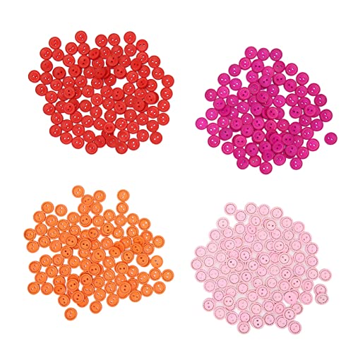 400pcs runde Holzknöpfe verschiedene Farben leichte Glättungshandwerk DIY Dekoration für den Haushalt 400pcs runde Holzknöpfe verschiedene Farben leichte Glättungshandwerk DIY Dekoration für den Haushalt von Generic