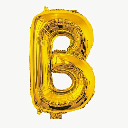 40cm Aluminiumfolie Brief Ballon Hauptstadt Englischer Charakter Dekoration Aluminiumfolie Ballon-Gold-B 40cm Aluminiumfolie Brief Ballon Hauptstadt Englischer Charakter Dekoration Aluminiumfolie Ballon-Gold-B von Generic