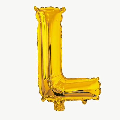 40cm Aluminiumfolie Brief Ballon Hauptstadt Englischer Charakter Dekoration Aluminiumfolie Ballon-Gold-L 40cm Aluminiumfolie Brief Ballon Hauptstadt Englischer Charakter Dekoration Aluminiumfolie Ballon-Gold-L von Generic