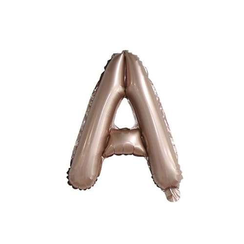 40cm Buchstabe Folienballon, Luftballon Feier Dekoration -Schokolade-A,40cm 40cm Buchstabe Folienballon, Luftballon Feier Dekoration -Schokolade-A,40cm von Generic