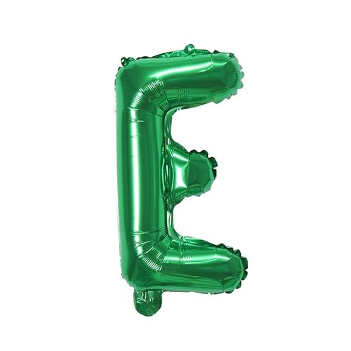 40cm Buchstabe Folienballon, Luftballon Feier Dekoration -grün-E,40cm 40cm Buchstabe Folienballon, Luftballon Feier Dekoration -grün-E,40cm von Generic