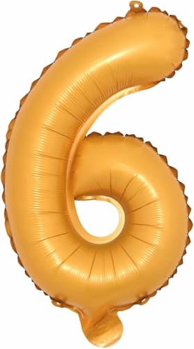 40cm Orange Nummer 6 Ballons Aluminium hängende Folie Film Ballon Hochzeit Geburtstagsfeier Dekoration Banner Luftballons 40cm Orange Nummer 6 Ballons Aluminium hängende Folie Film Ballon Hochzeit Geburtstagsfeier Dekoration Banner Luftballons von Generic