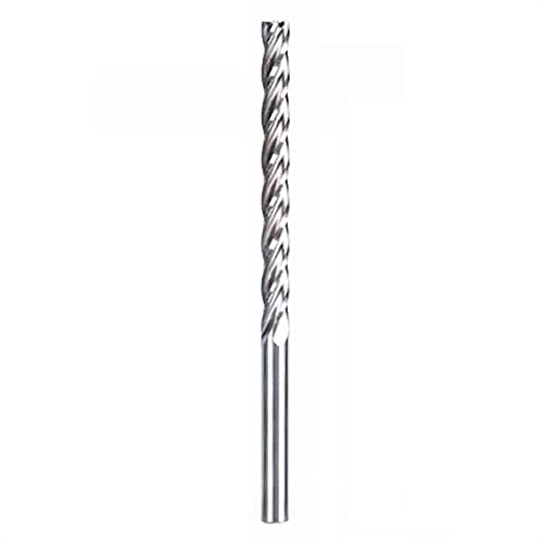 4mm 4Frute-Endmühle CNC-Router-Bit for Holz Wolfram-Hartmetall-Fräser-Router-Tool Schaftfräser JIYAMI'EN EL (Größe : 4mm, Farbe : 52mm) von Generic