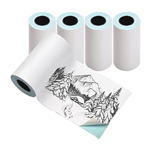 5 Rollen 57 x 30 mm selbstklebendes Thermal Aufkleberpapier Öl für Mobile und BT Fotodrucker weiß bis 10 Jahre 5 Rollen 57 x 30 mm selbstklebendes Thermal Aufkleberpapier Öl für Mobile und BT Fotodrucker weiß bis 10 Jahre von Generic