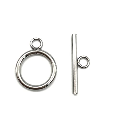 5 Set/Lot 316L Edelstahl 18 Karat Gold OT-Verschlüsse Armband-Knebelverschluss-Schnallenverbinder für DIY-Kettenschmuckherstellungslieferanten Deft verarbeitet 5 Set/Lot 316L Edelstahl 18 Karat Gold OT-Verschlüsse Armband-Knebelverschluss-Schnallenverbinder für DIY-Kettenschmuckherstellungslieferanten Deft verarbeitet von Generic