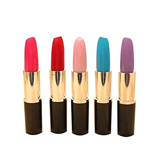 5 Stücke 0,5mm Lippenstift Form Kugelschreiber Kreative Gel Ink Pen Durable Schreibfeder für Schule Büro - 7 cm - Zufällige Farbe Tragbar und Nützlich 5 Stücke 0,5mm Lippenstift Form Kugelschreiber Kreative Gel Ink Pen Durable Schreibfeder für Schule Büro - 7 cm - Zufällige Farbe Tragbar und Nützlich von Generic