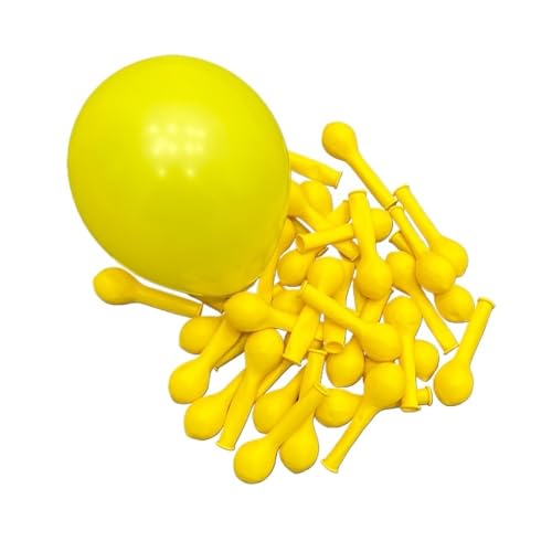 5-Zoll-Geburtstagsparty-Dekoration, Hochzeitsdekoration, for einfache Montage, um die Party intensiver zu gestalten, Latexmaterialien(Yellow) von Generic