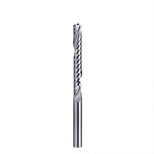 5 stück/Satz 4mm 1Flut-Router-Bit CNC-Endmühle-Hartmetall-Fräser for Holz Schaftfräser JIYAMI'EN EL (Größe : 4mm, Farbe : 42mm) von Generic
