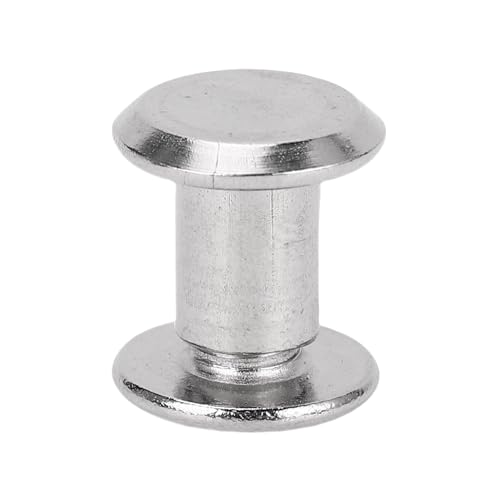50 Paar 0,24 X 0,31 X 0,43 Zoll M5 Edelstahl-Nieten und -Schrauben mit Flachem Rundkopf für Lederbastelalben und Sammelalben 50 Paar 0,24 X 0,31 X 0,43 Zoll M5 Edelstahl-Nieten und -Schrauben mit Flachem Rundkopf für Lederbastelalben und Sammelalben von Generic
