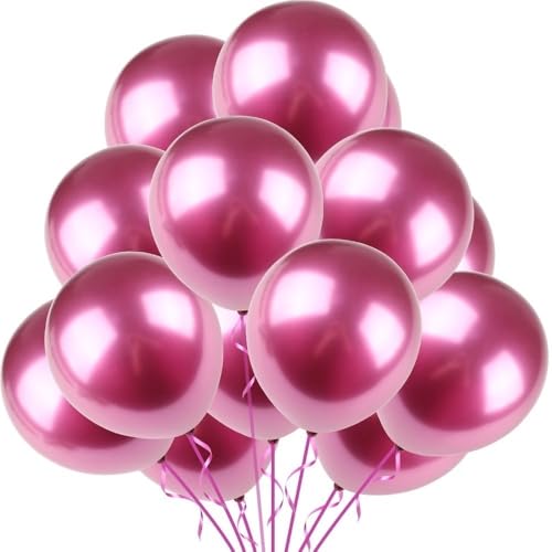 50 Stück 12-Zoll-Ballons, als Geburtstagsgeschenk, Hochzeits-/Babyparty-Party-Dekoration, for Abschlussfeiern, for einfachen Zusammenbauen.(Red) von Generic