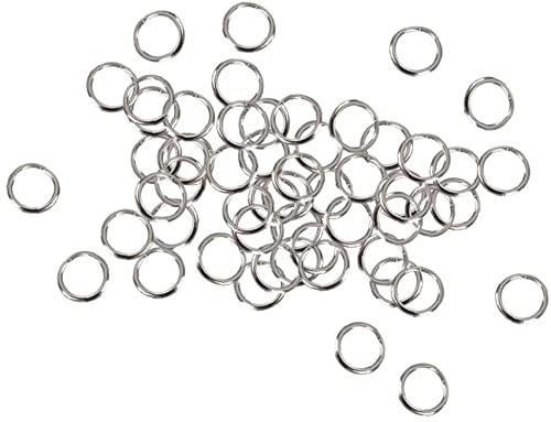 50 Stück Spaltringe Kleiner Schlüsselanhänger Bulk Ringe für Schlüsselorganisation DIY 9 mm Schmuckzubehör und Peripheriegeräte, Medium, Metall, Andere Edelsteine 50 Stück Spaltringe Kleiner Schlüsselanhänger Bulk Ringe für Schlüsselorganisation DIY 9 mm Schmuckzubehör und Peripheriegeräte, Medium, Metall, Andere Edelsteine von Generic