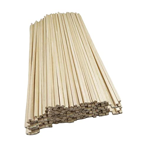 50 Stück unbehandelte Holzstäbe, Hartholzstreifen zum Basteln, 400x3x3mm 50 Stück unbehandelte Holzstäbe, Hartholzstreifen zum Basteln, 400x3x3mm von Generic
