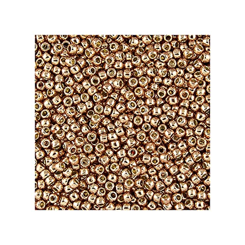 50g TOHO Rocailles 8/0, permanent-Finish-Galvanized-Starlight (# PF557) (TOHO seed beads 8/0, Permanent-Finish-Galvanized Starlight (#pf557)) Japanishe Glas Rund Perlen von Generic