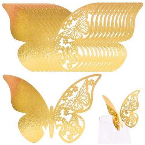 50pcs Butterfly Hochzeitstisch Nummer Place Karten Tischname Empfang Dekor Weinglas Hohlpapierkarte Für Hochzeits Bankette Tischdekoration 50pcs Butterfly Hochzeitstisch Nummer Place Karten Tischname Empfang Dekor Weinglas Hohlpapierkarte Für Hochzeits Bankette Tischdekoration von Generic