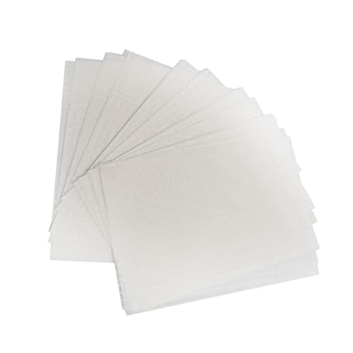 50x Wasserdicht Wachspapier Bonbonpapier Lebensmittel Geschenkpapier - Weiß Nachrichten, 9 x 12,5 cm von Generic