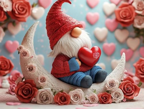 5D DIY Diamond Painting Bilder, Biegen Mond Zwerg Diamond Painting Kits für Erwachsene Anfänger und Kinder, Mosaikherstellung Strass Full Drill Stickerei, Geschenk für Heimdekoration 35x50cm S-494 5D DIY Diamond Painting Bilder, Biegen Mond Zwerg Diamond Painting Kits für Erwachsene Anfänger und Kinder, Mosaikherstellung Strass Full Drill Stickerei, Geschenk für Heimdekoration 35x50cm S-494 von Generic