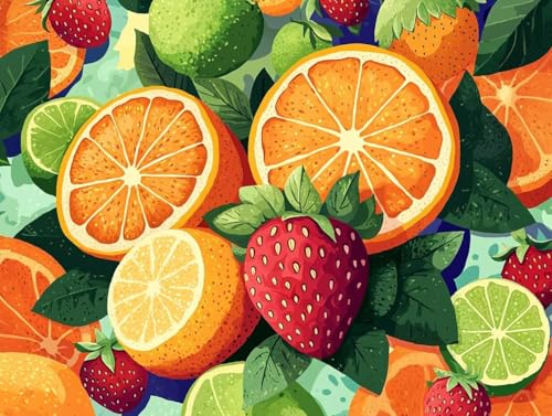 5D DIY Diamond Painting Bilder, Früchte Diamond Painting Kits für Erwachsene Anfänger und Kinder, Mosaikherstellung Strass Full Drill Stickerei, Geschenk für Heimdekoration 25x40cm S-469 5D DIY Diamond Painting Bilder, Früchte Diamond Painting Kits für Erwachsene Anfänger und Kinder, Mosaikherstellung Strass Full Drill Stickerei, Geschenk für Heimdekoration 25x40cm S-469 von Generic
